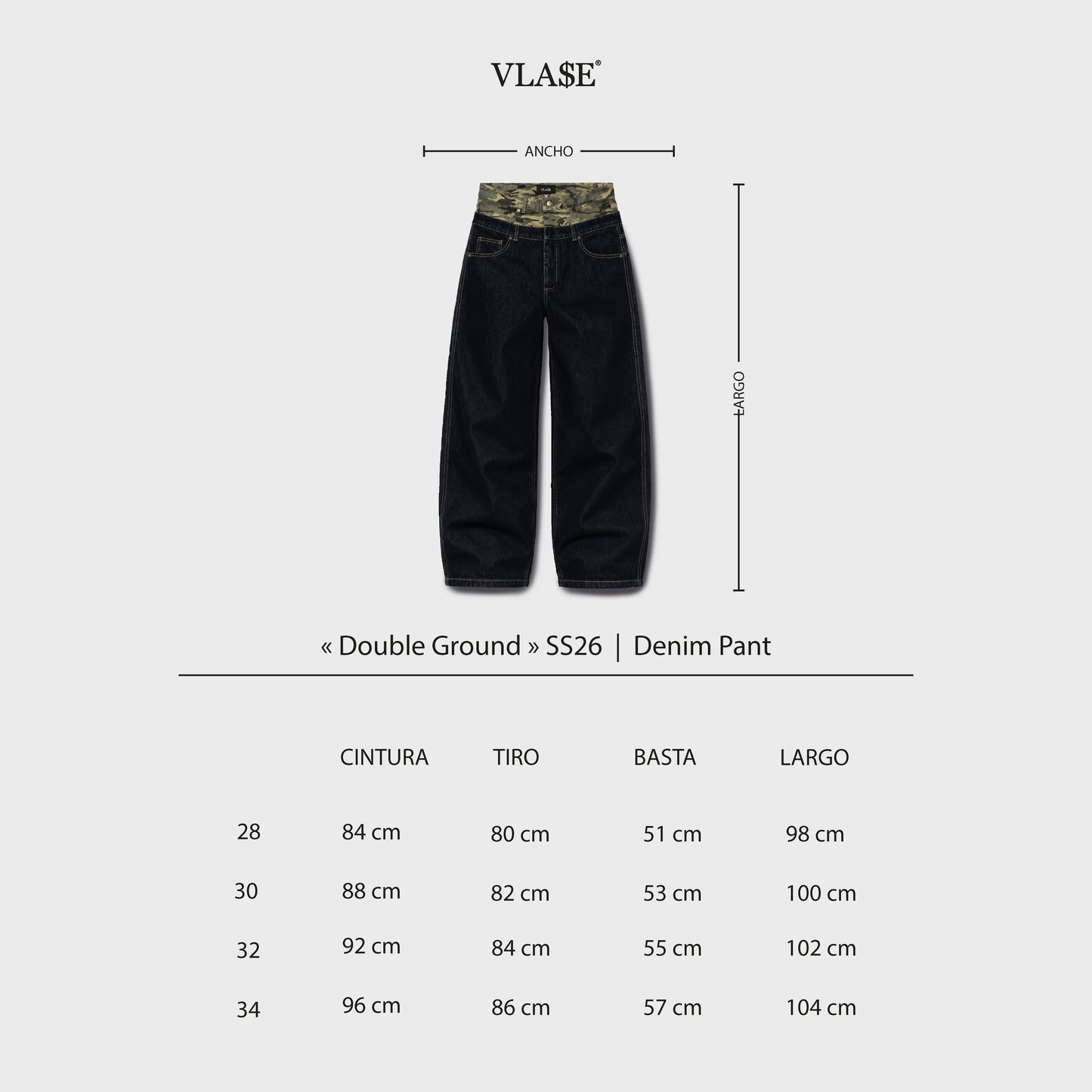 "Double Ground" Denim Pant