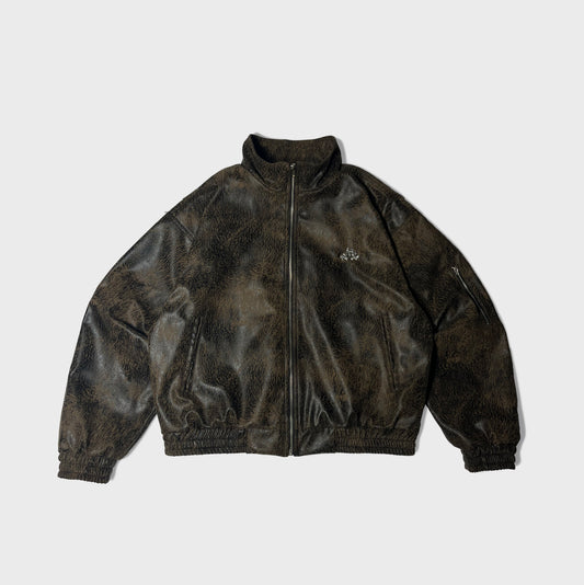 "Sacred Land" Leather Jacket